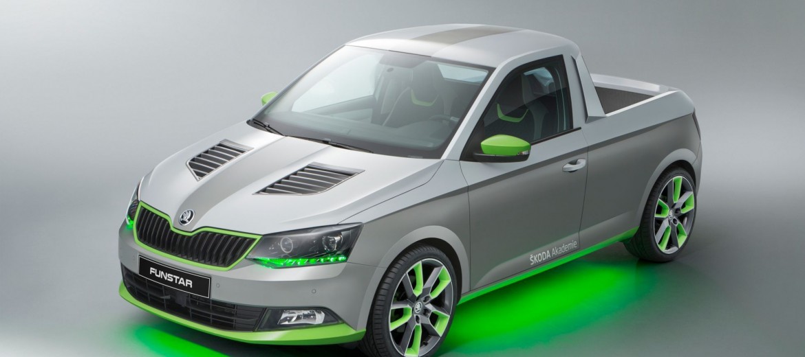 Skoda представляет концепт-пикап Fabia FUNstar