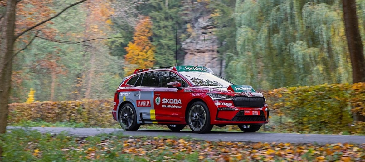 Skoda ENYAQ iV участвуют в La Vuelta