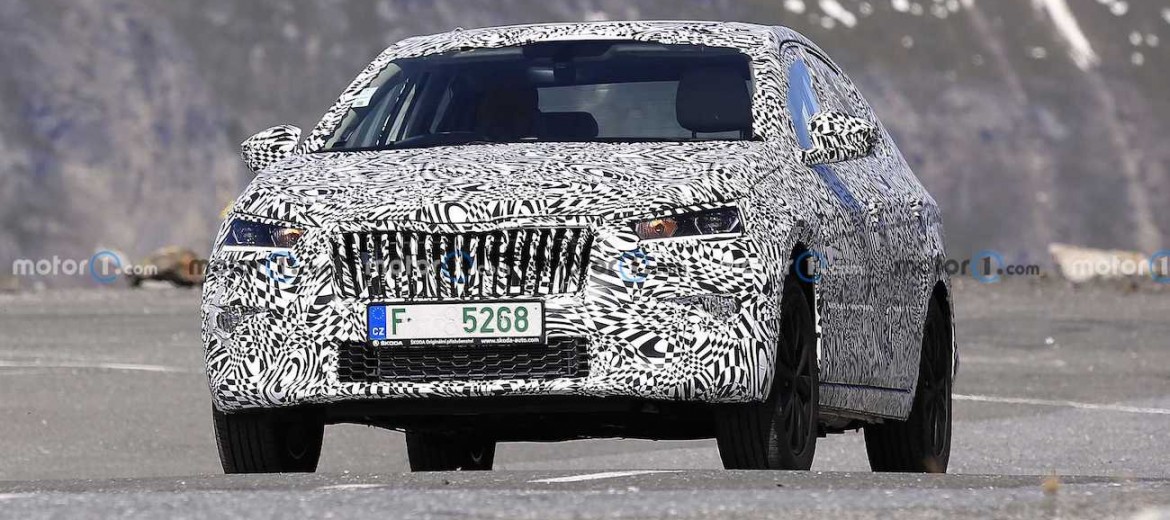 Шпионские снимки Skoda Slavia 2022 года