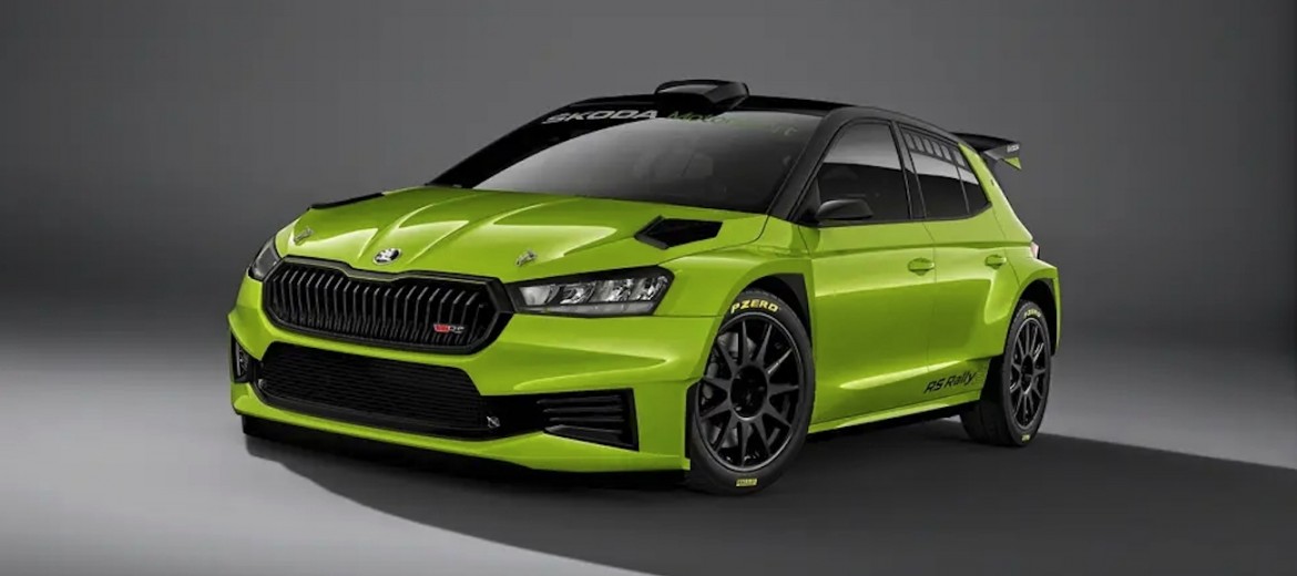 Новейшая раллийная Skoda Fabia