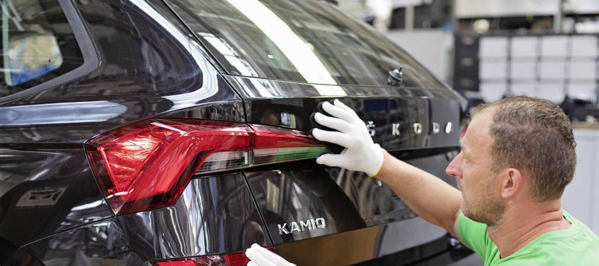 Первый Skoda Kamiq сошел с конвейера на главном заводе Skoda в Млада