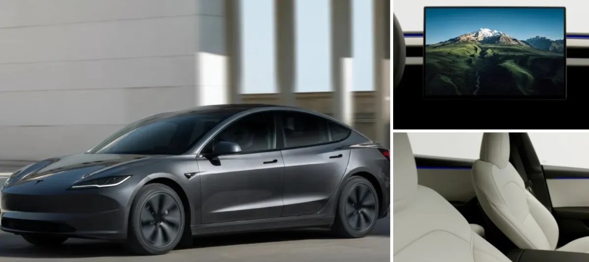 Tesla улучшила Model 3 для Китая: 16-дюймовый экран и V2L