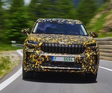 Новые изображения интерьера, подробности и обзор прототипа Skoda Kodiaq