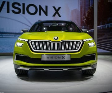 Новый кроссовер будущего SKODA VISION X